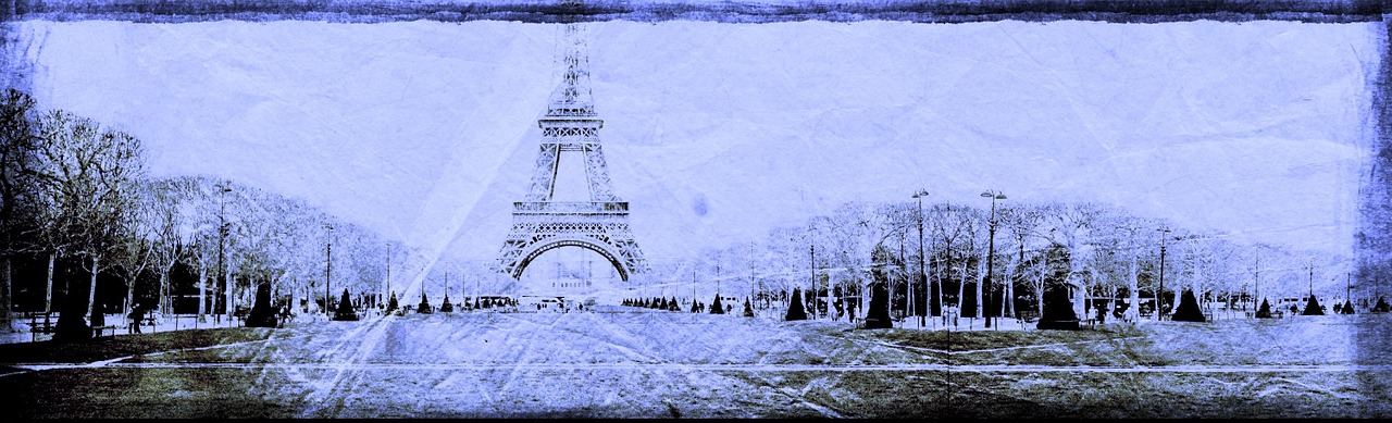 paris vintage landscape free photo