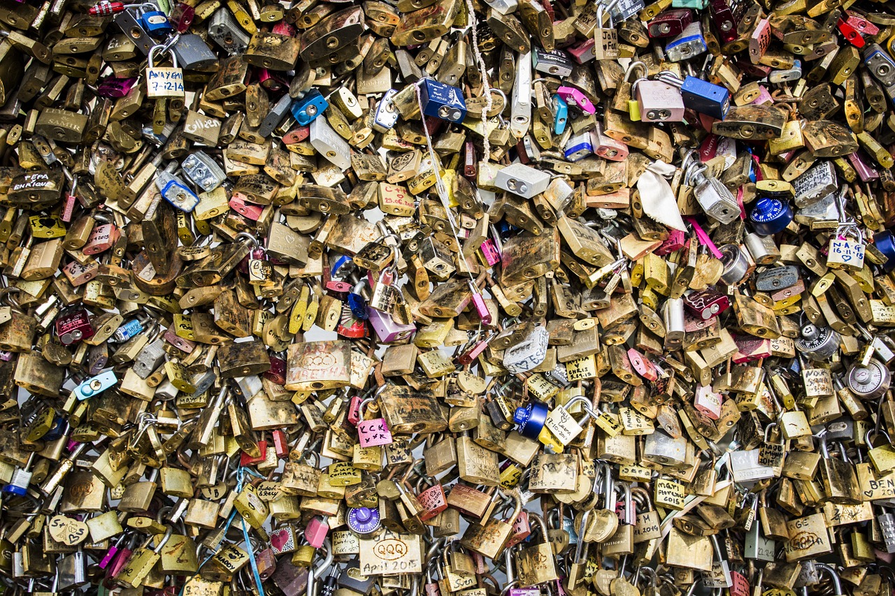 paris france locks free photo