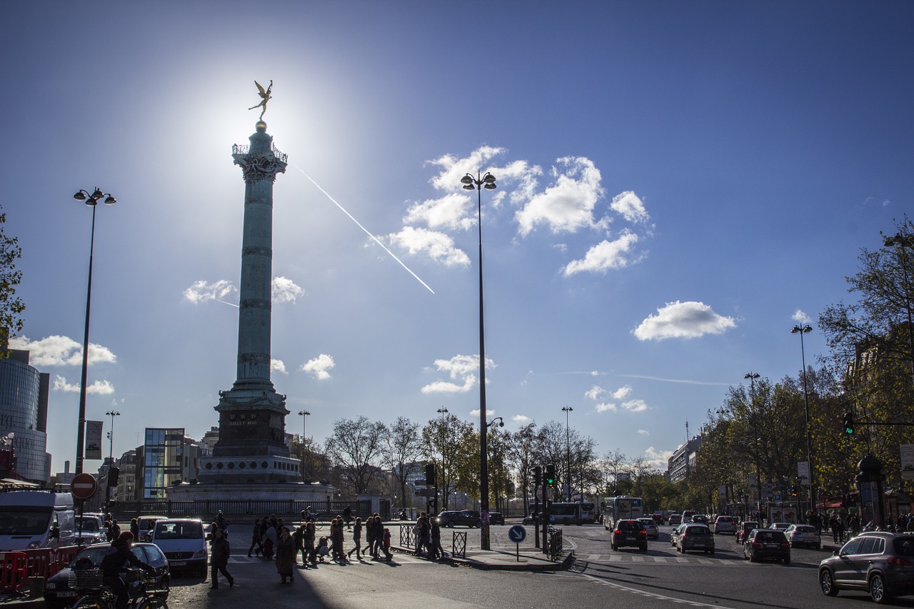 paris france flag free photo