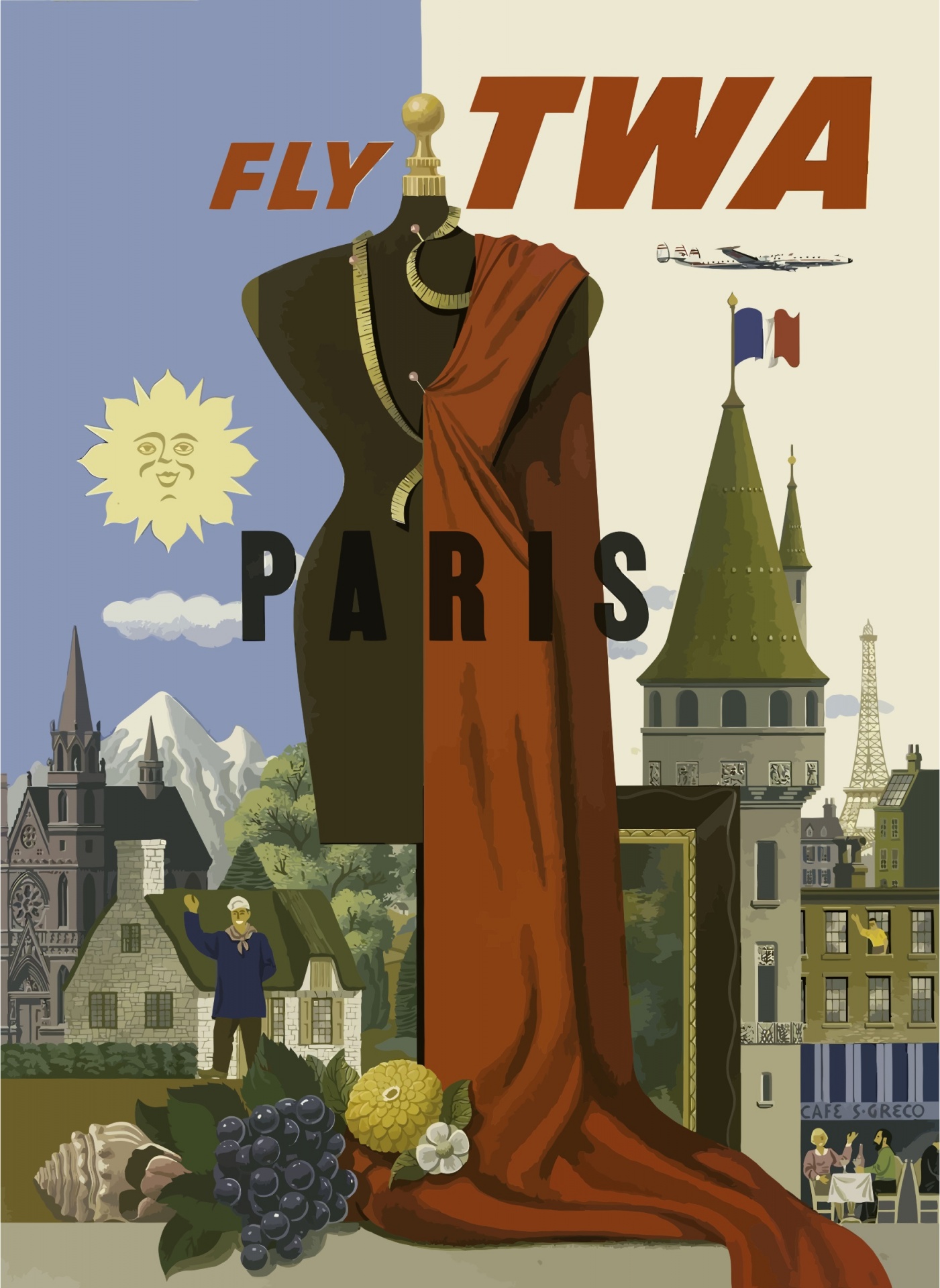 travel poster vintage free photo