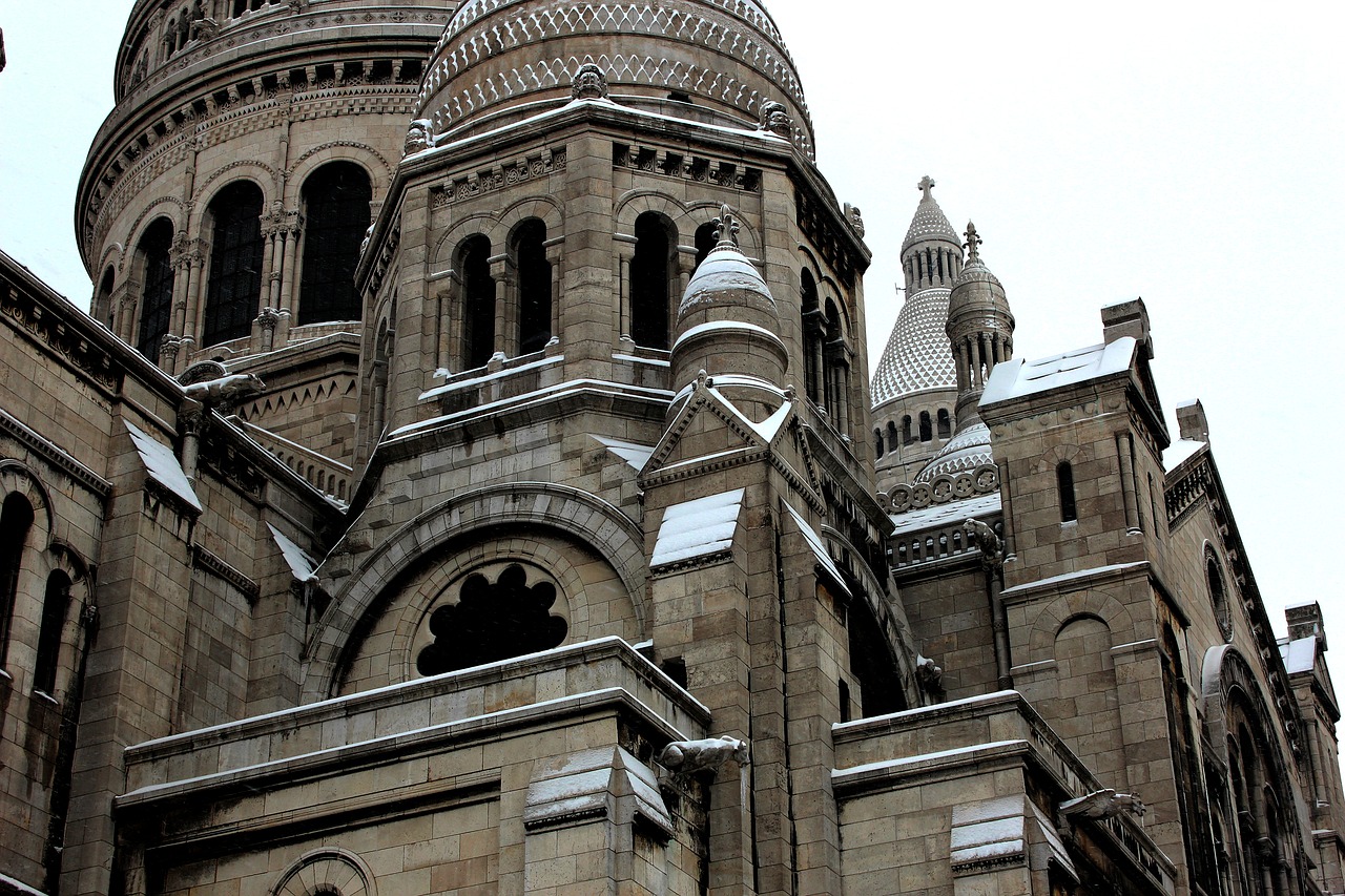 paris france basilica free photo