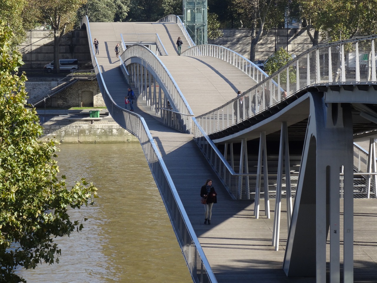 paris seine bridge free photo