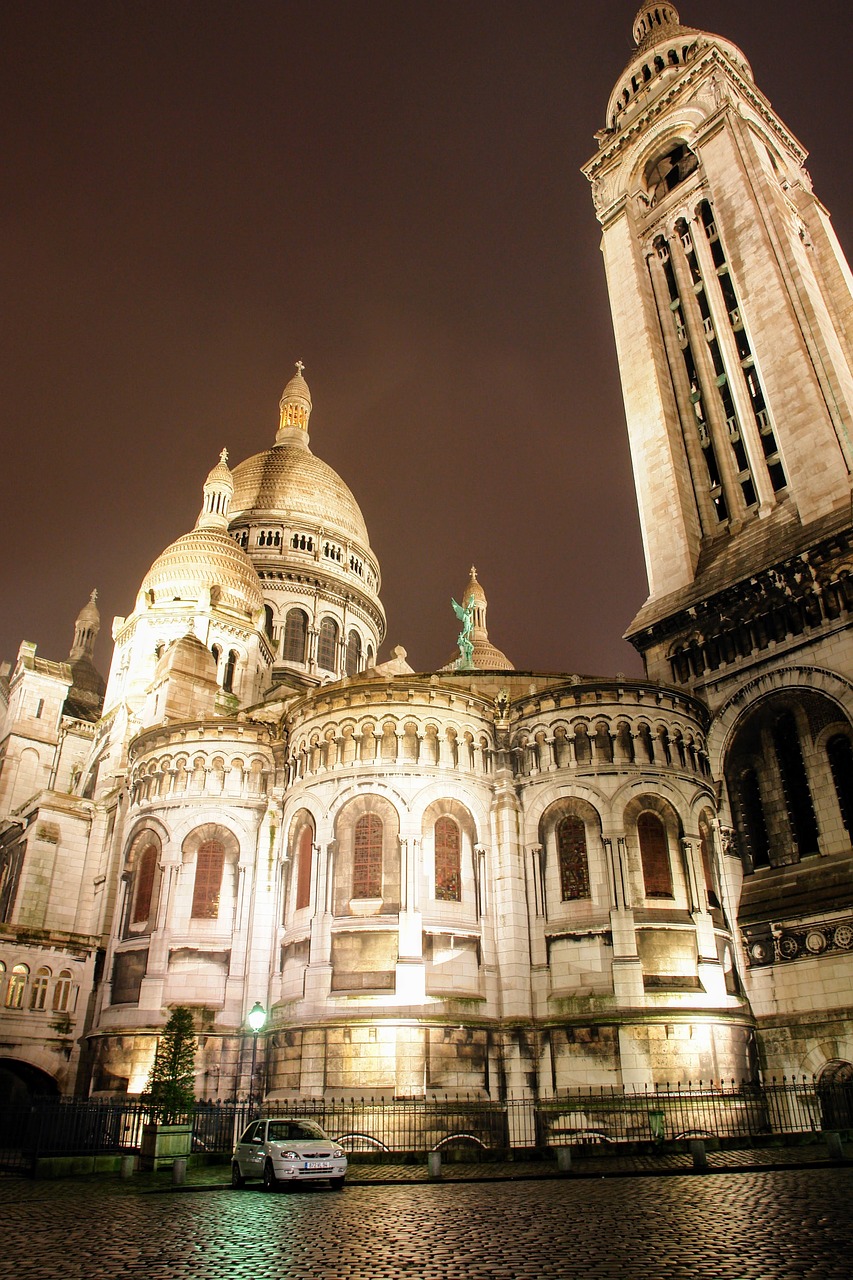 paris sacre coeur church free photo