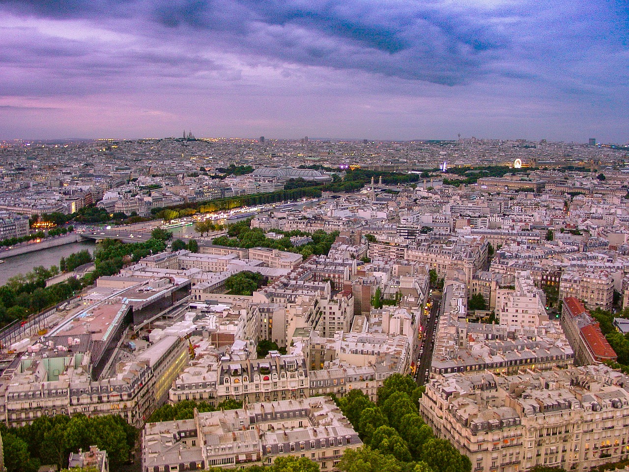 paris view eiffel free photo