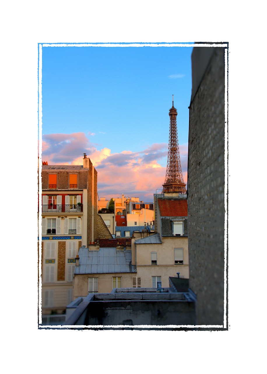 paris france morning free photo