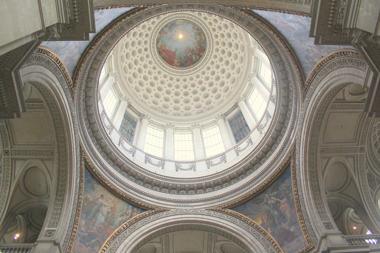 paris pantheon architecture free photo