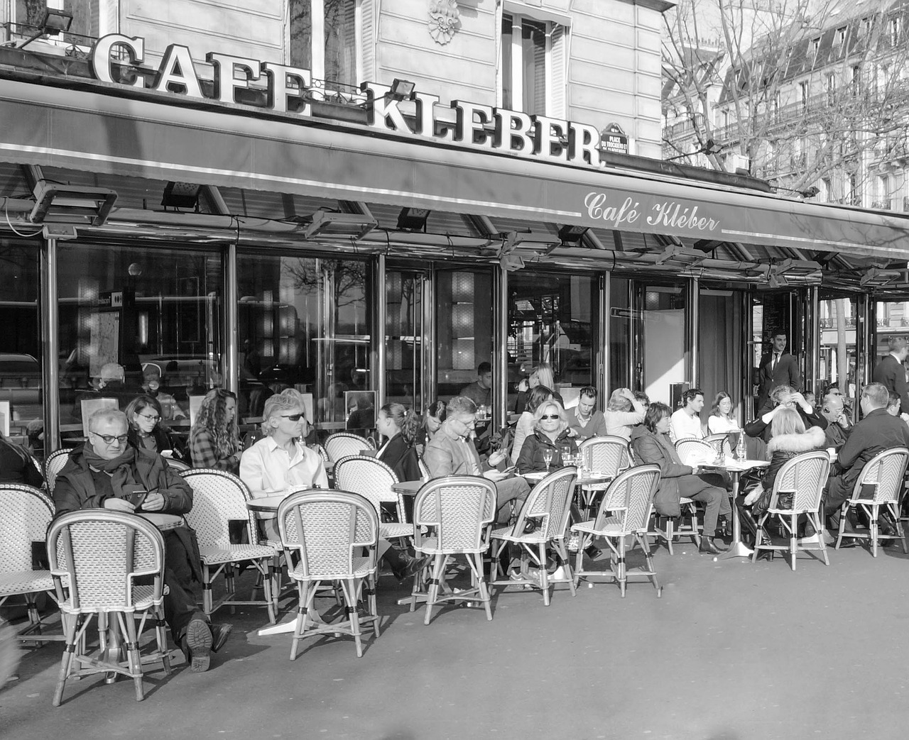 paris cafe kleber tourism free photo
