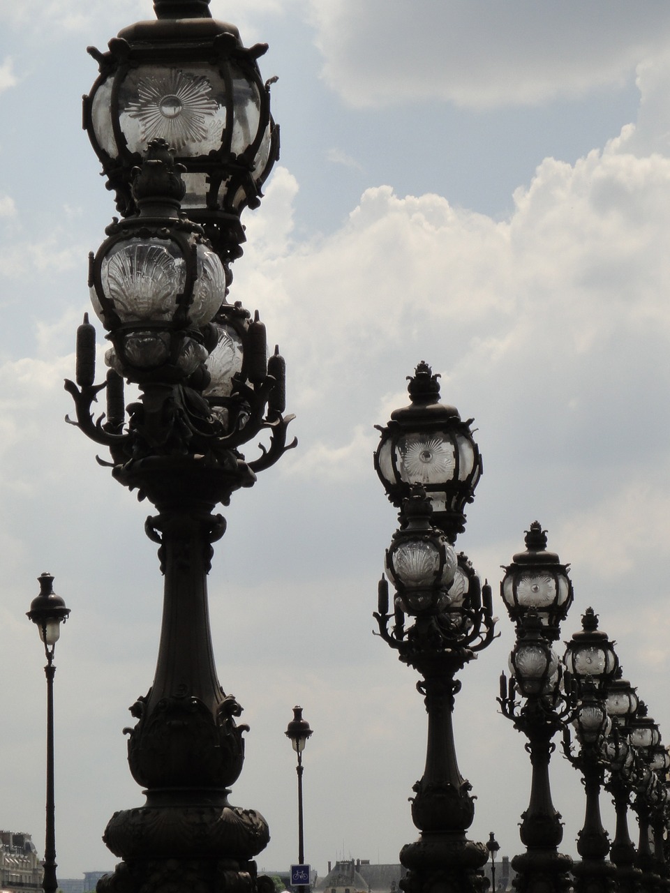 paris lantern historically free photo