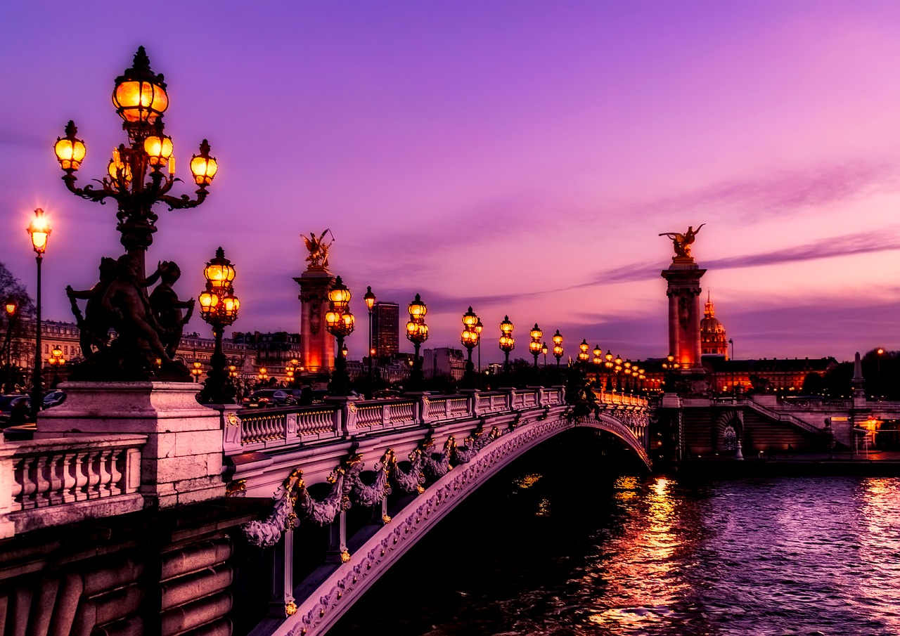paris france bridge free photo