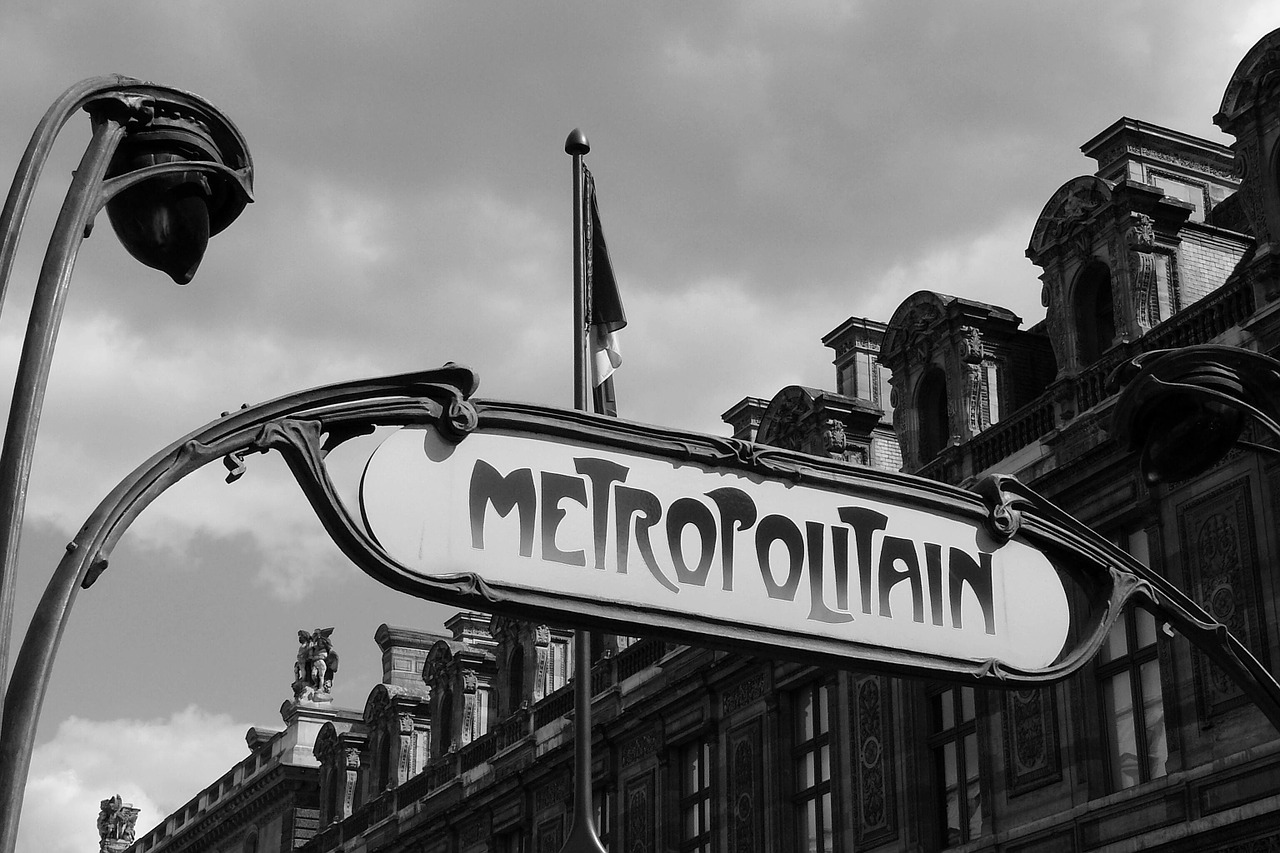 paris metro metro station free photo