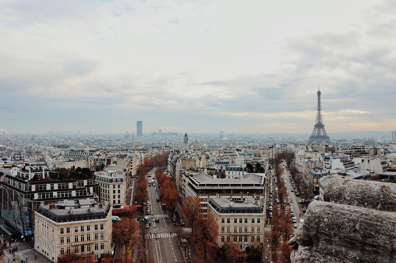 paris landscape vista free photo