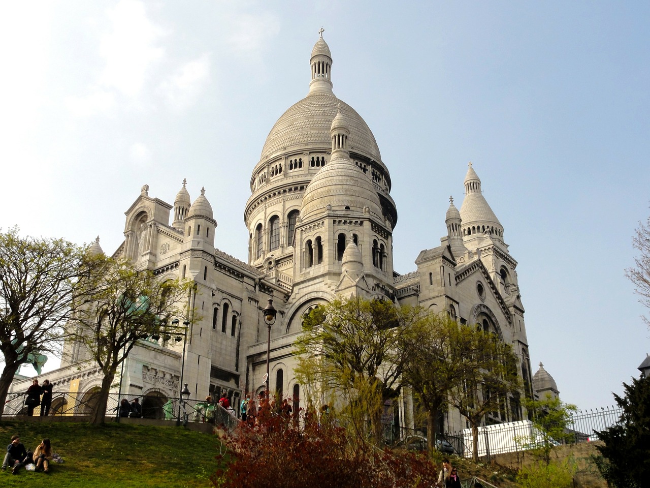 paris basilica sacré coeur free photo