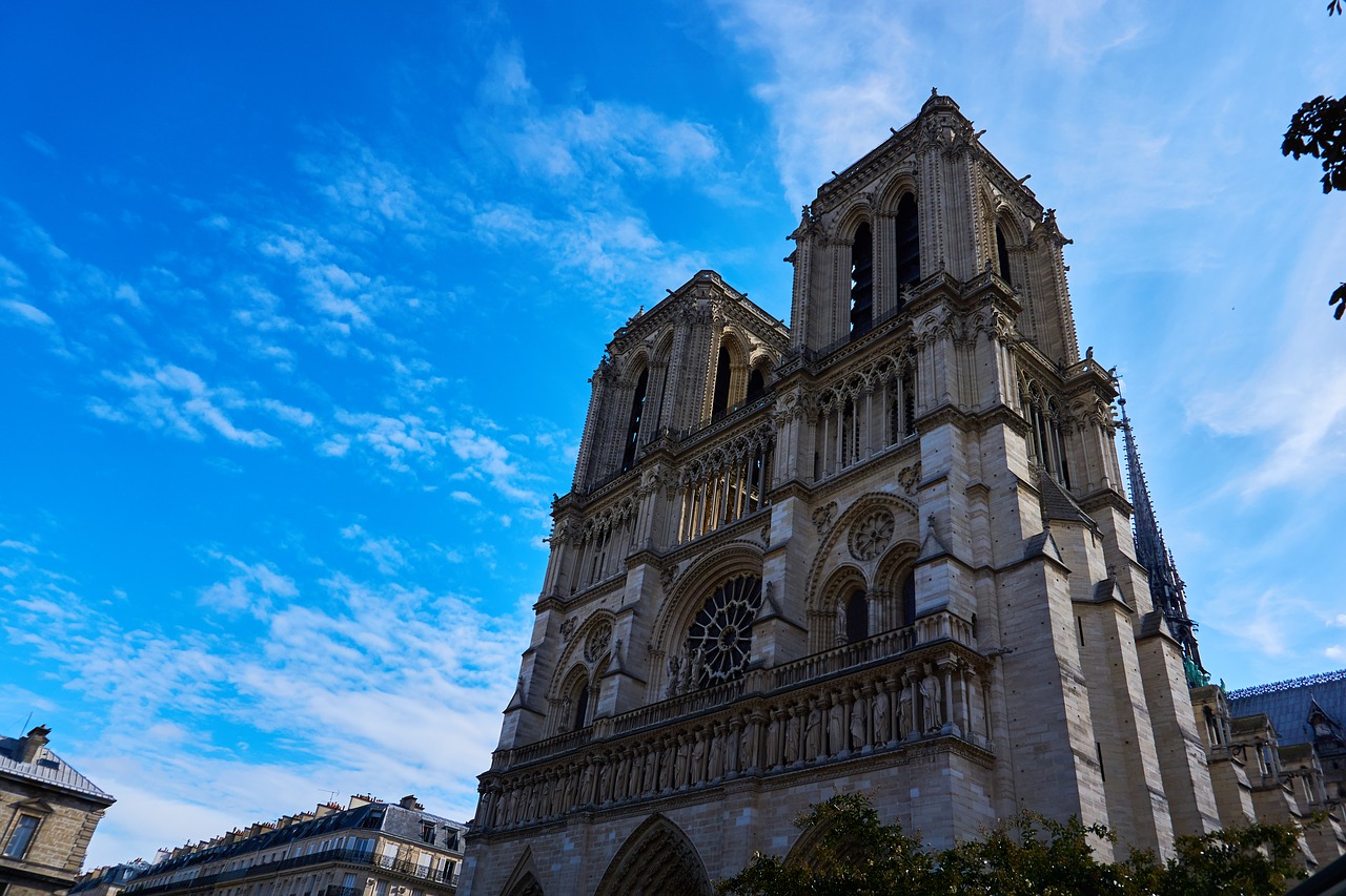 paris france notre dame free photo