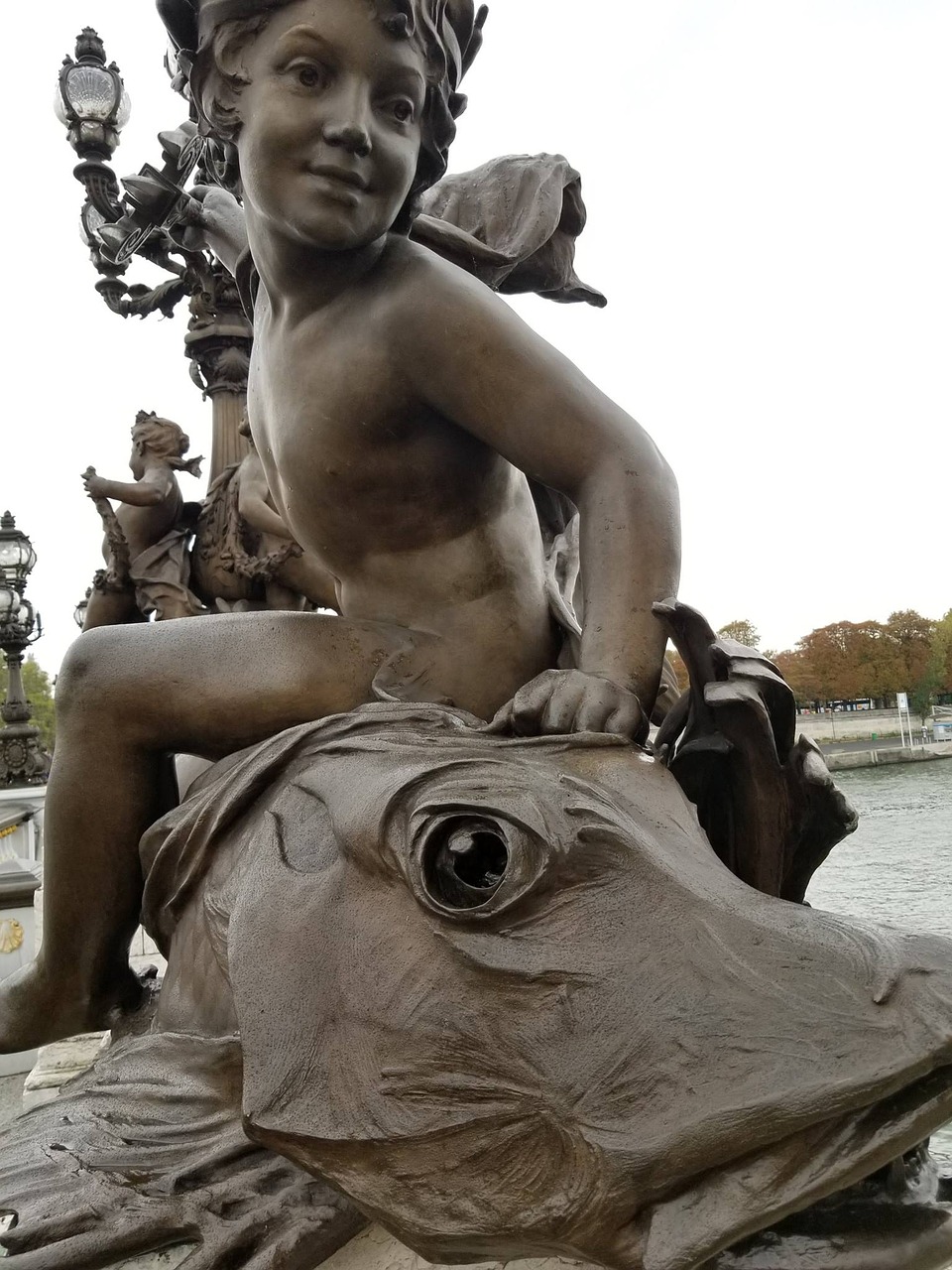 paris statue travel free photo