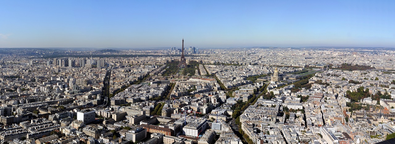 paris landscape urban free photo