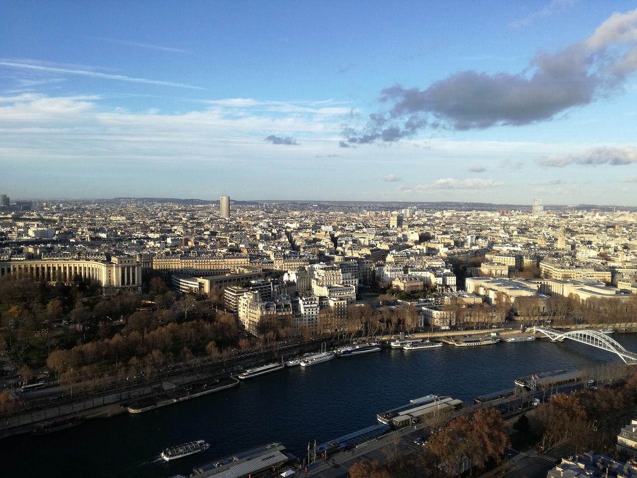 paris seine bridge free photo