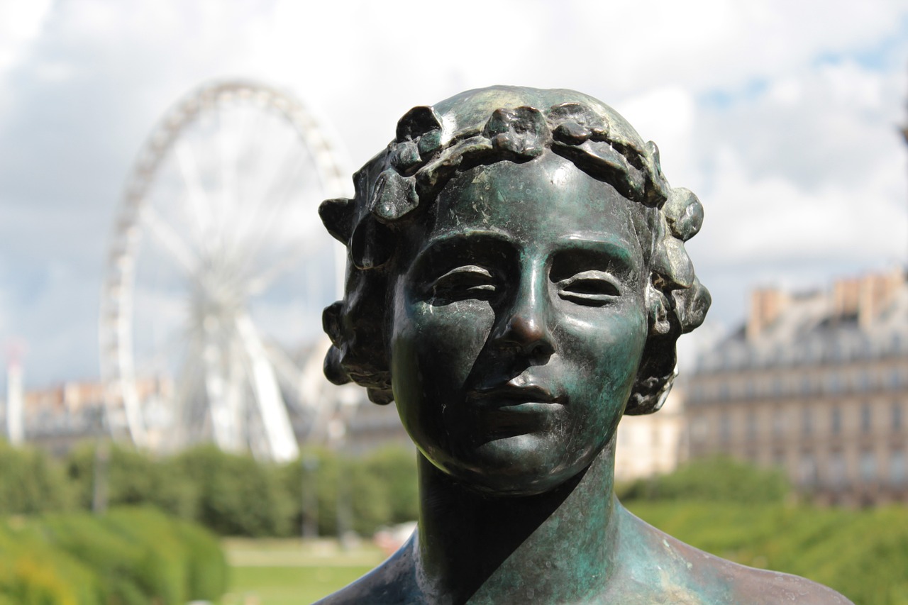 paris statue france free photo