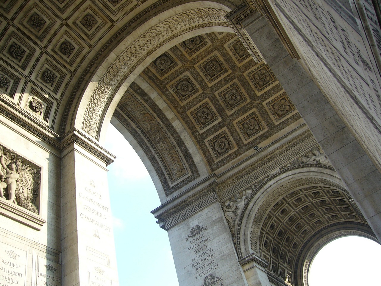 paris arc de triomphe architecture free photo