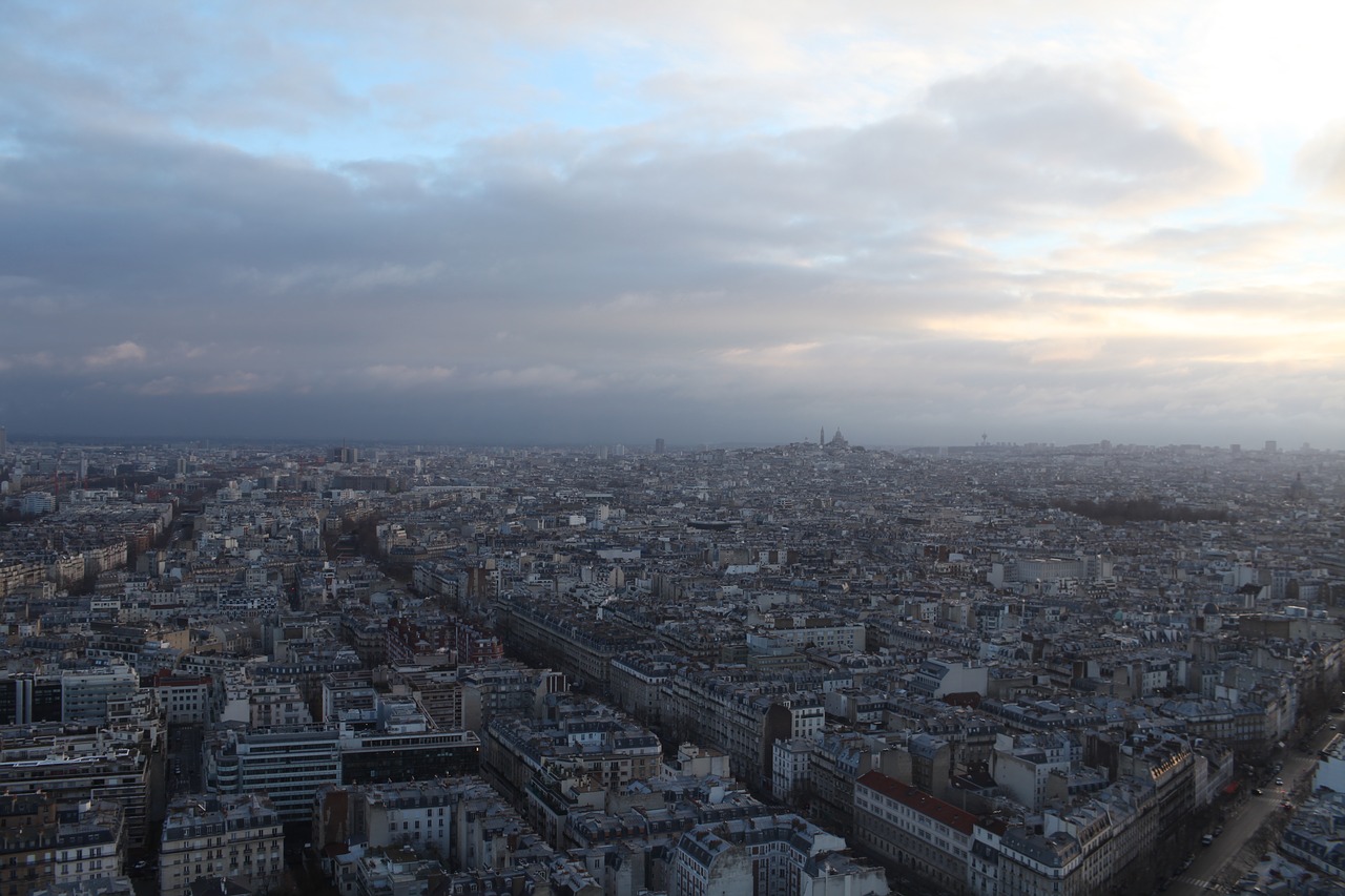 paris  sky  france free photo