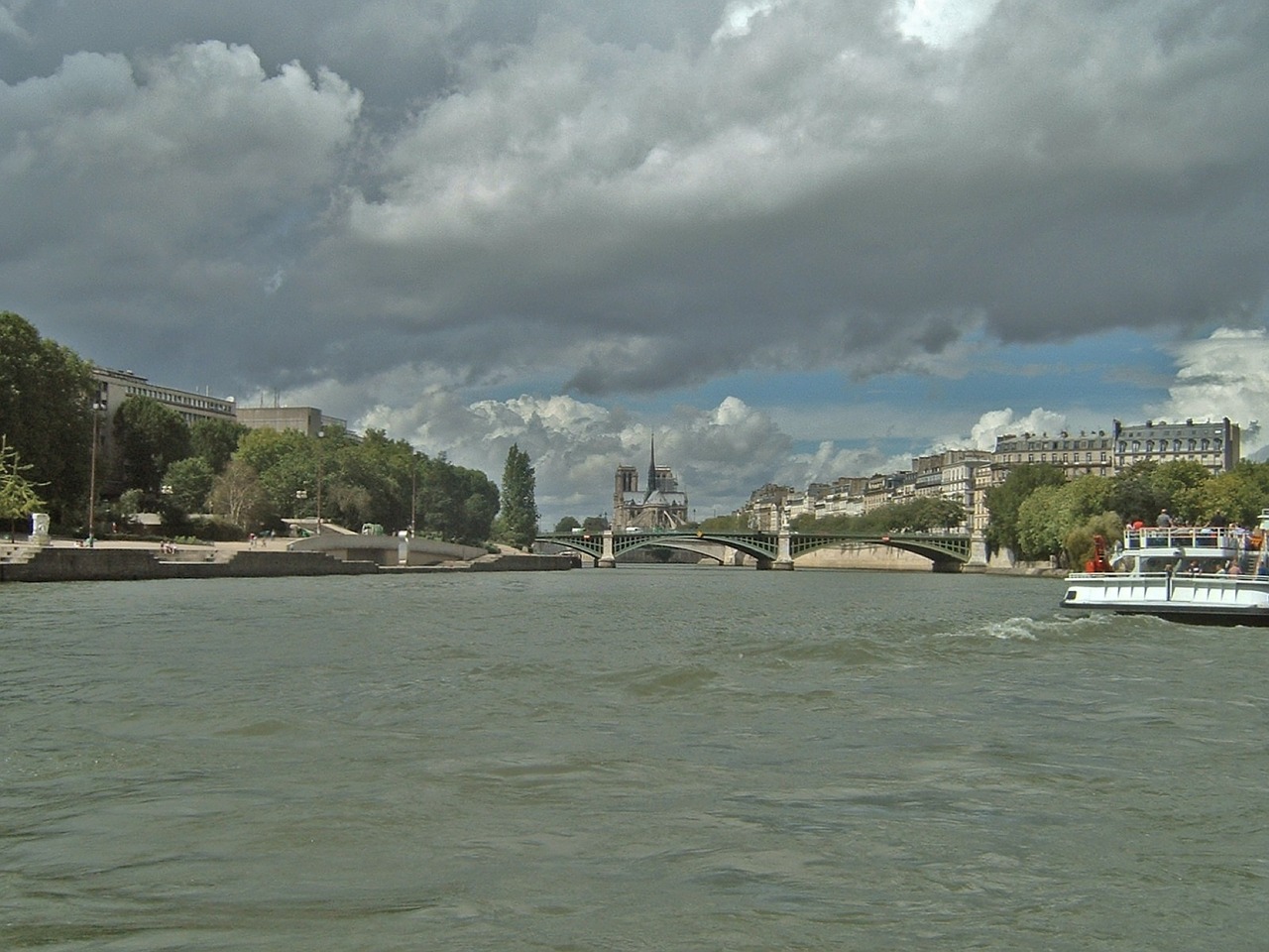 paris river seine free photo