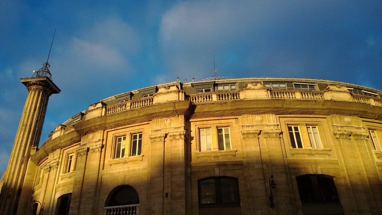 paris sky europe free photo