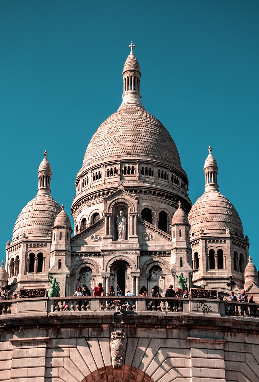 paris  montmartre  sacred heart free photo