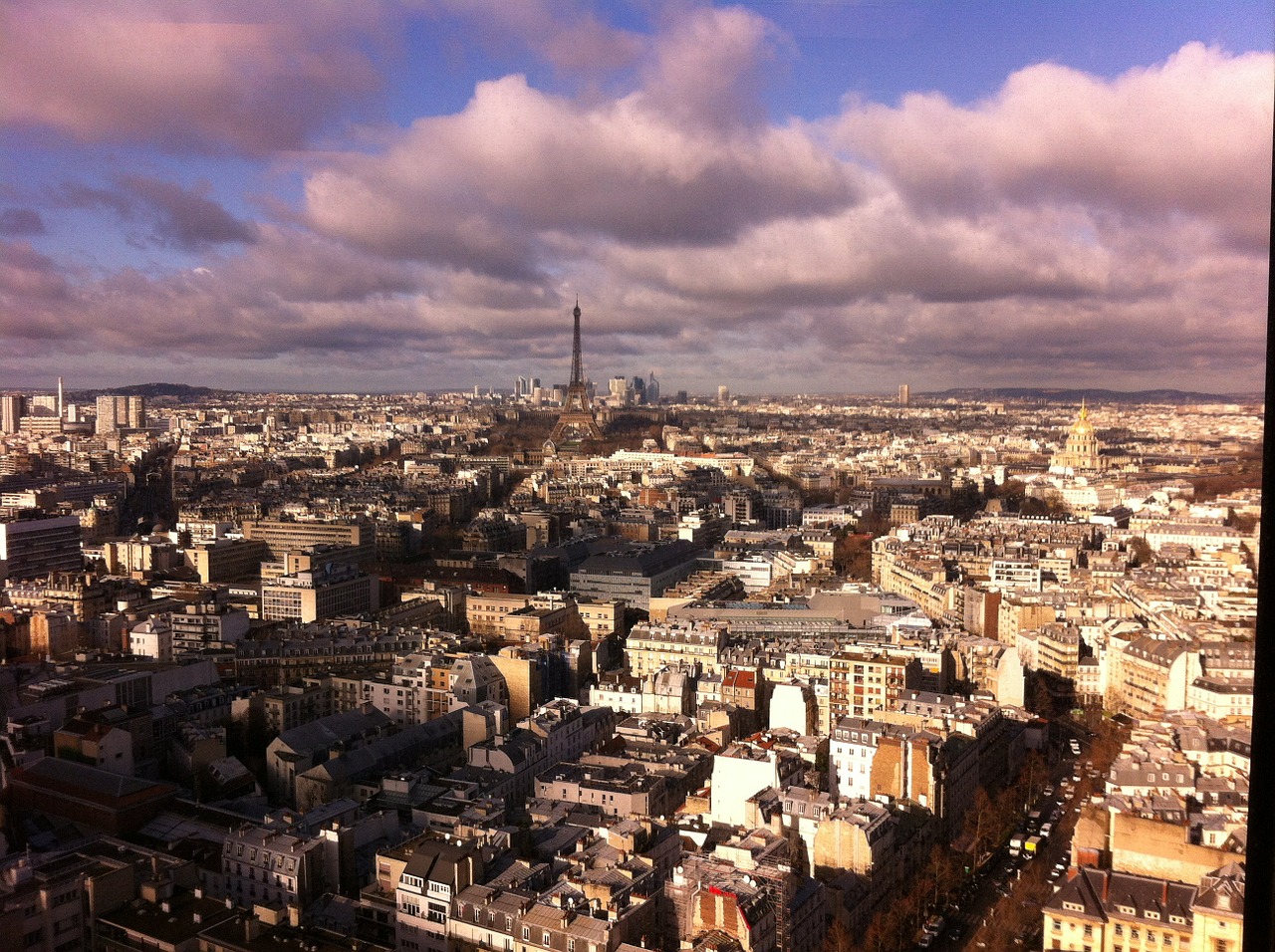 paris eiffel tower montparnasse free photo