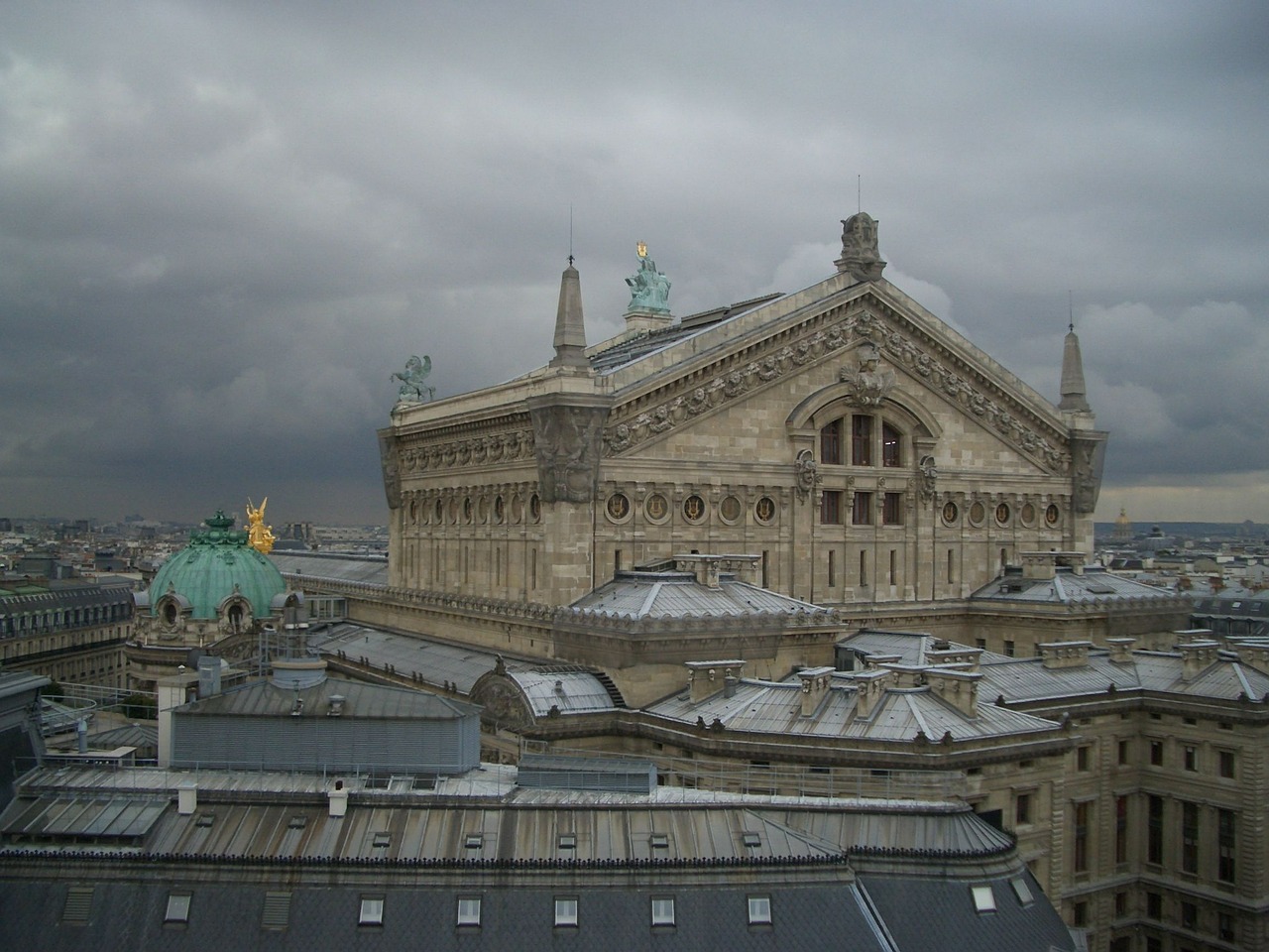 paris opera building free photo