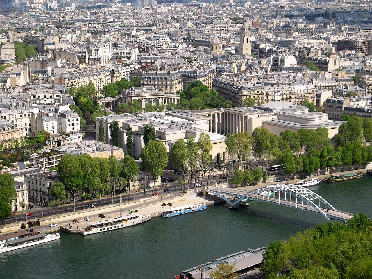 paris france seine free photo