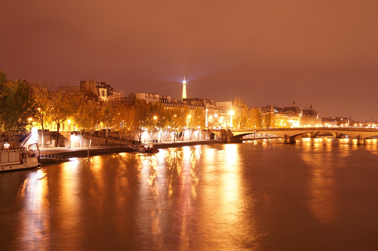 paris seine river free photo