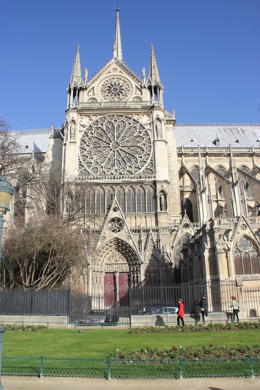 paris church notre-dame free photo