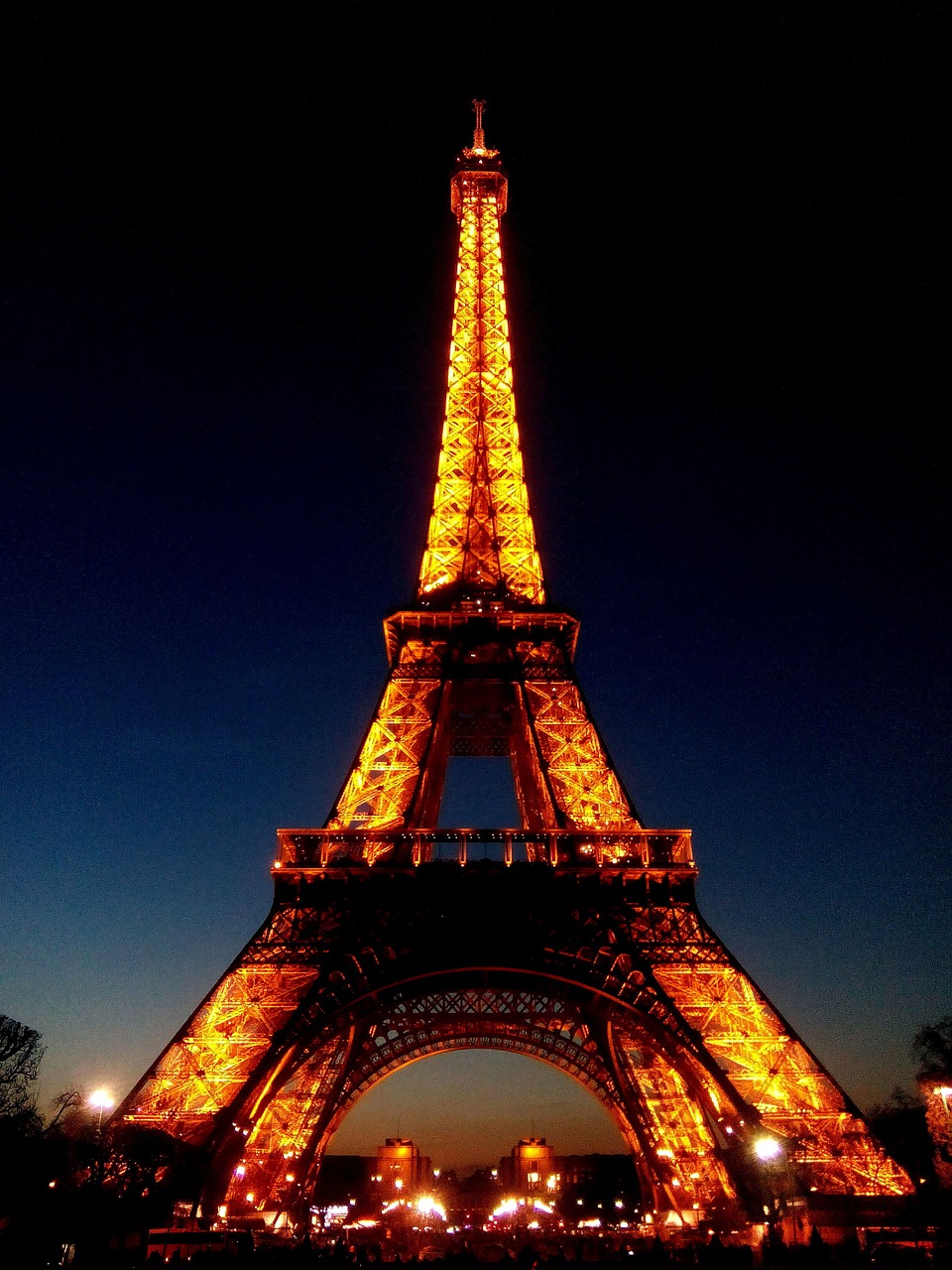 paris night tower free photo