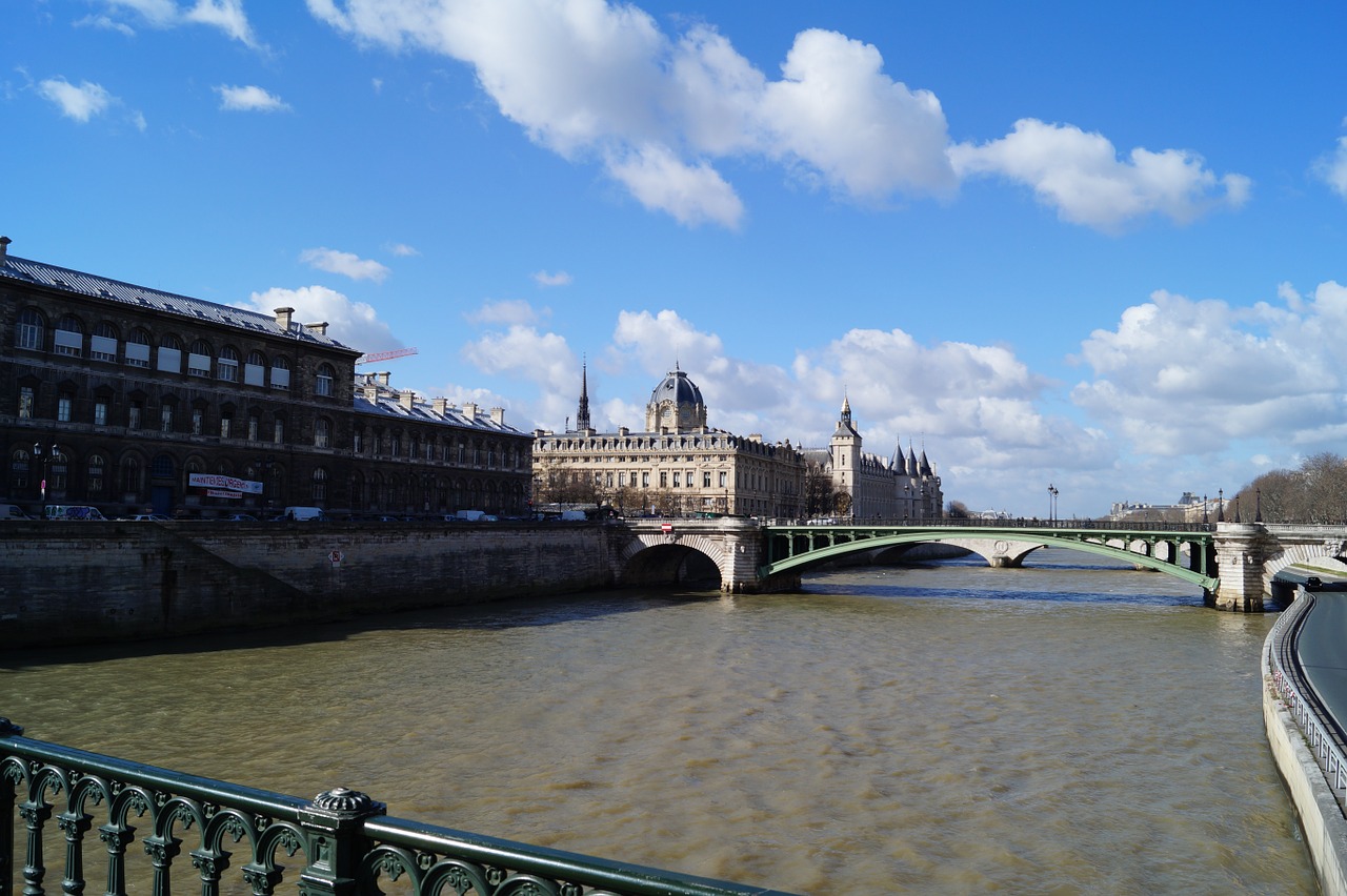 paris river seine free photo