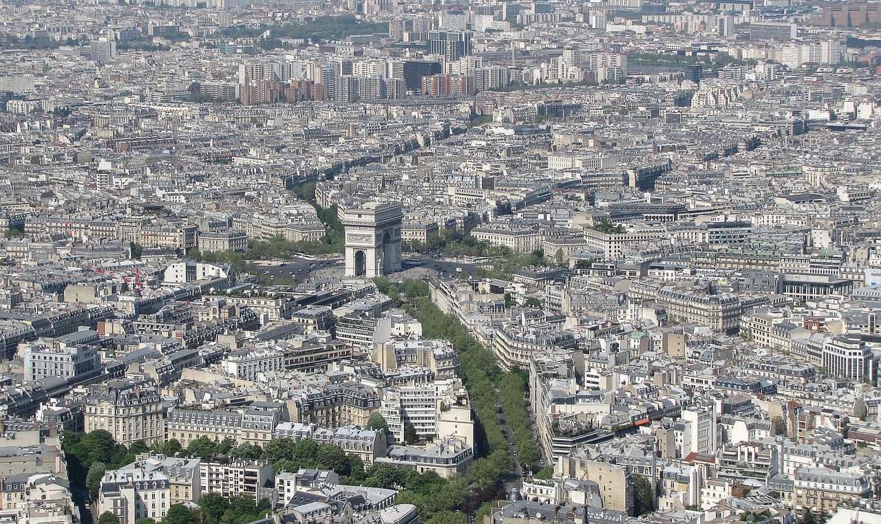 paris arc de triomphe france free photo