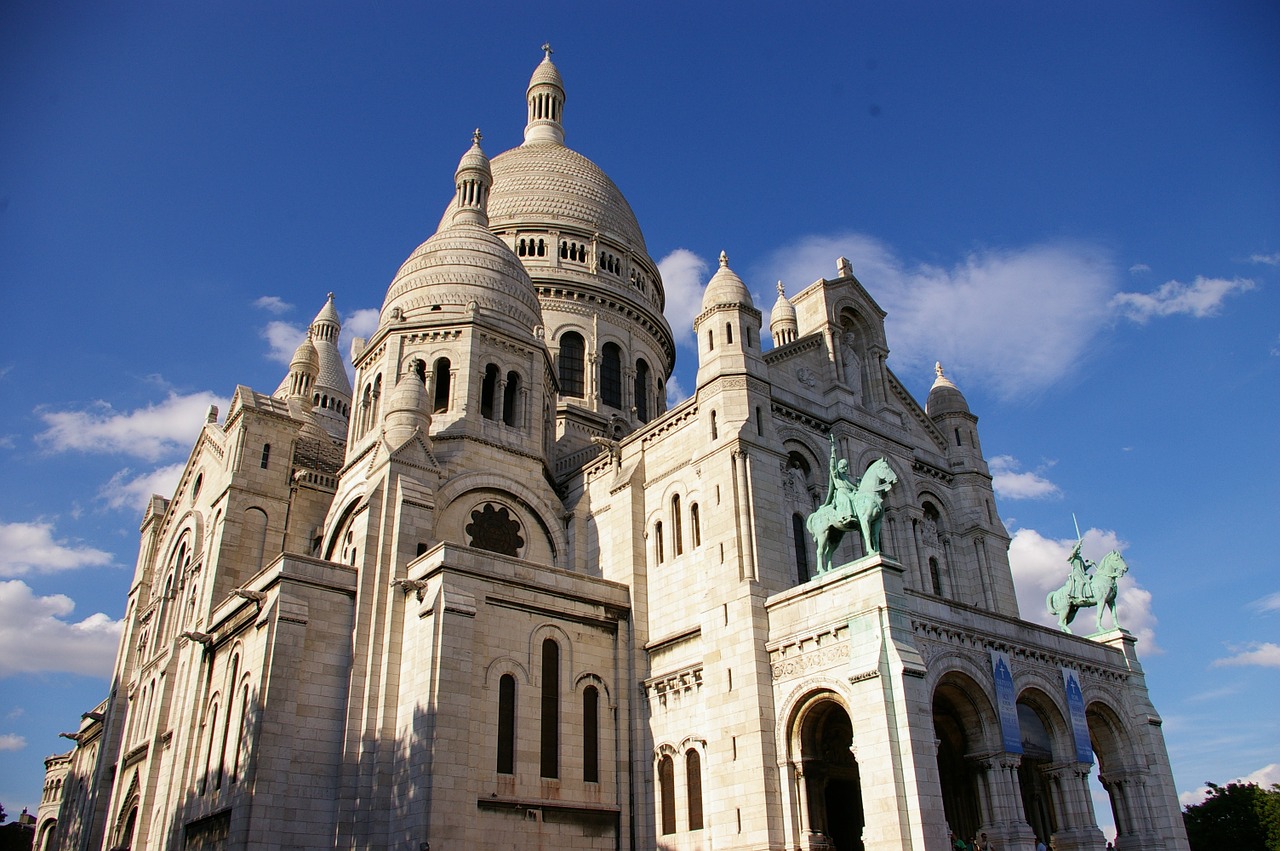 paris montmartre cathedral free photo