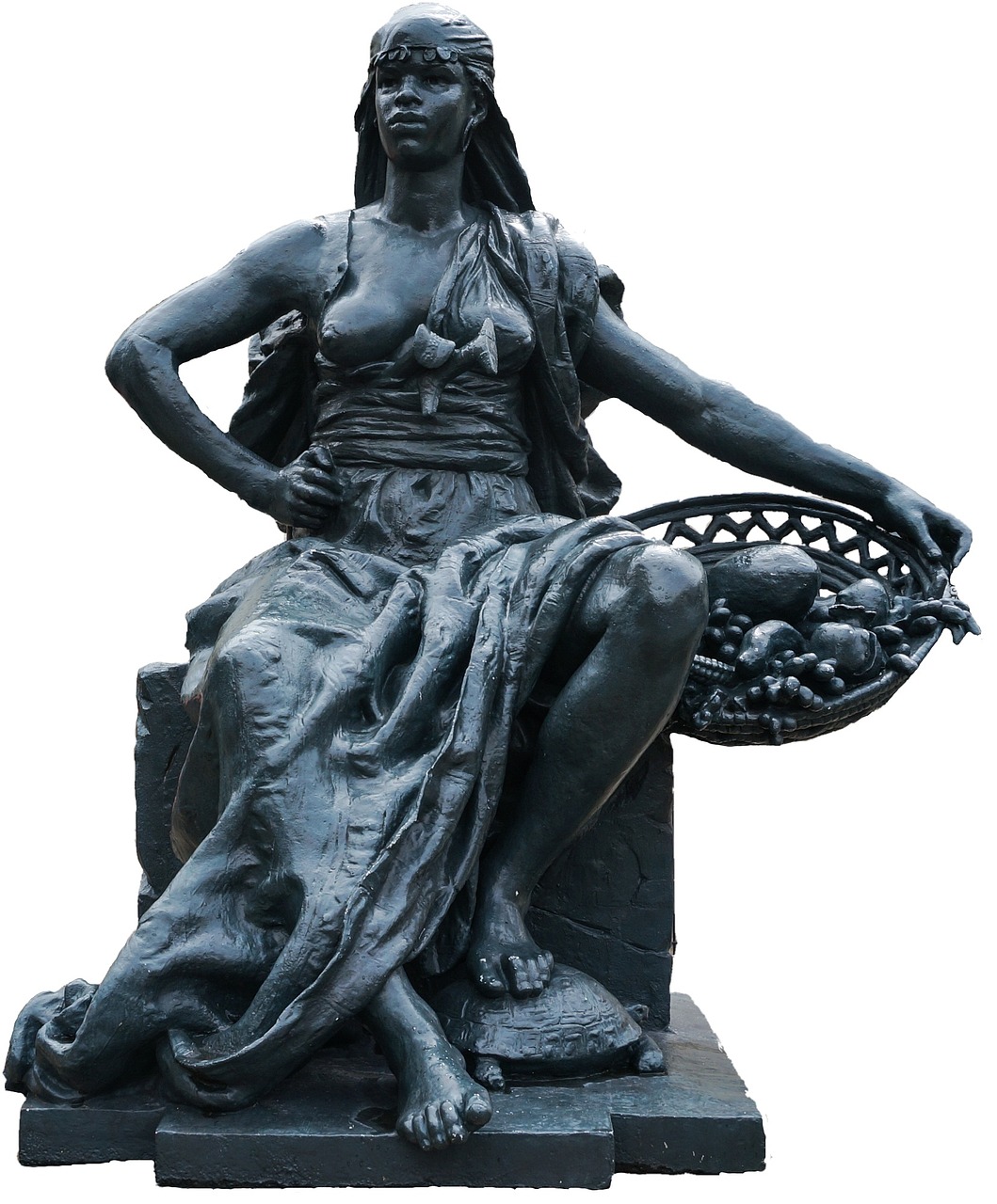 paris statue art free photo