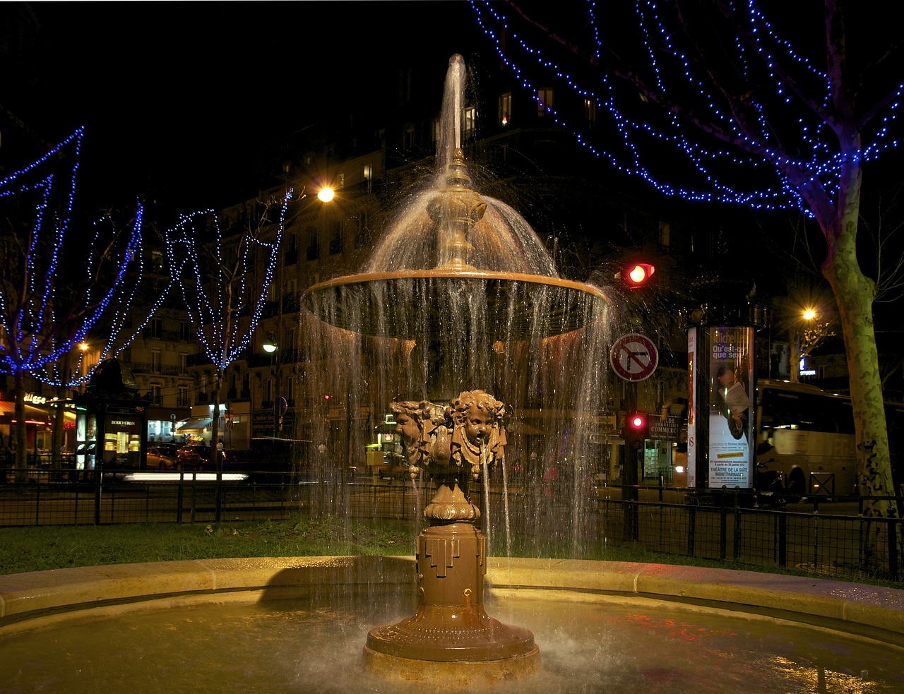 paris france fountain free photo