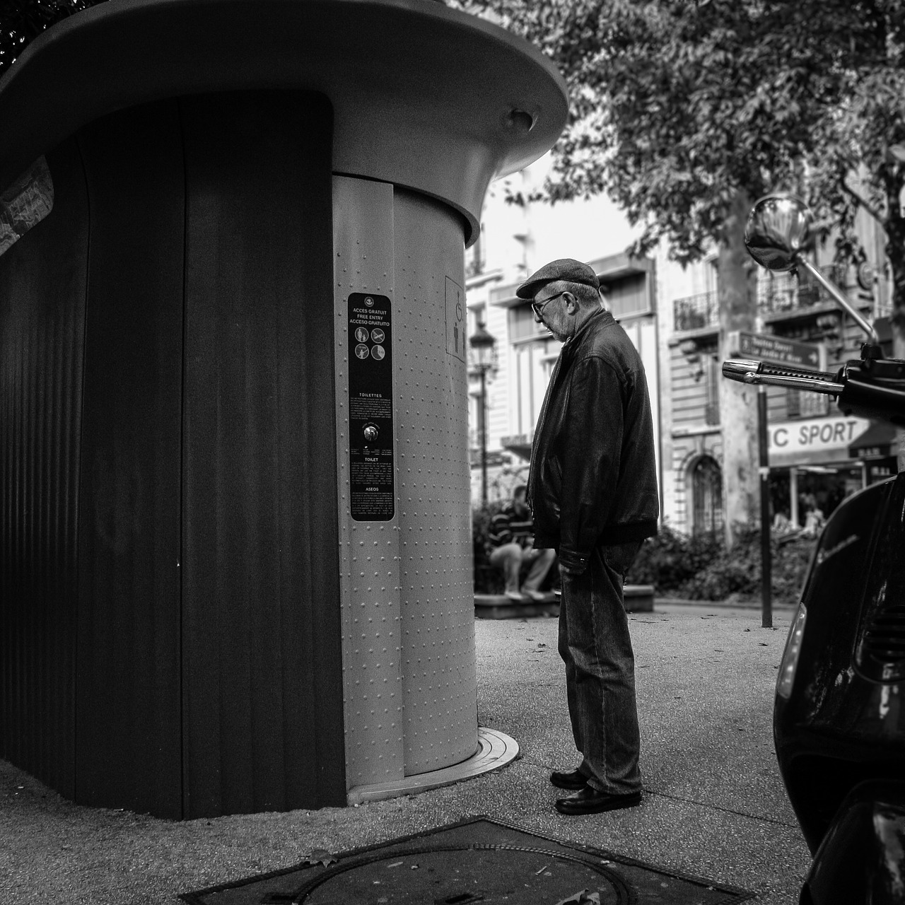 paris street man free photo