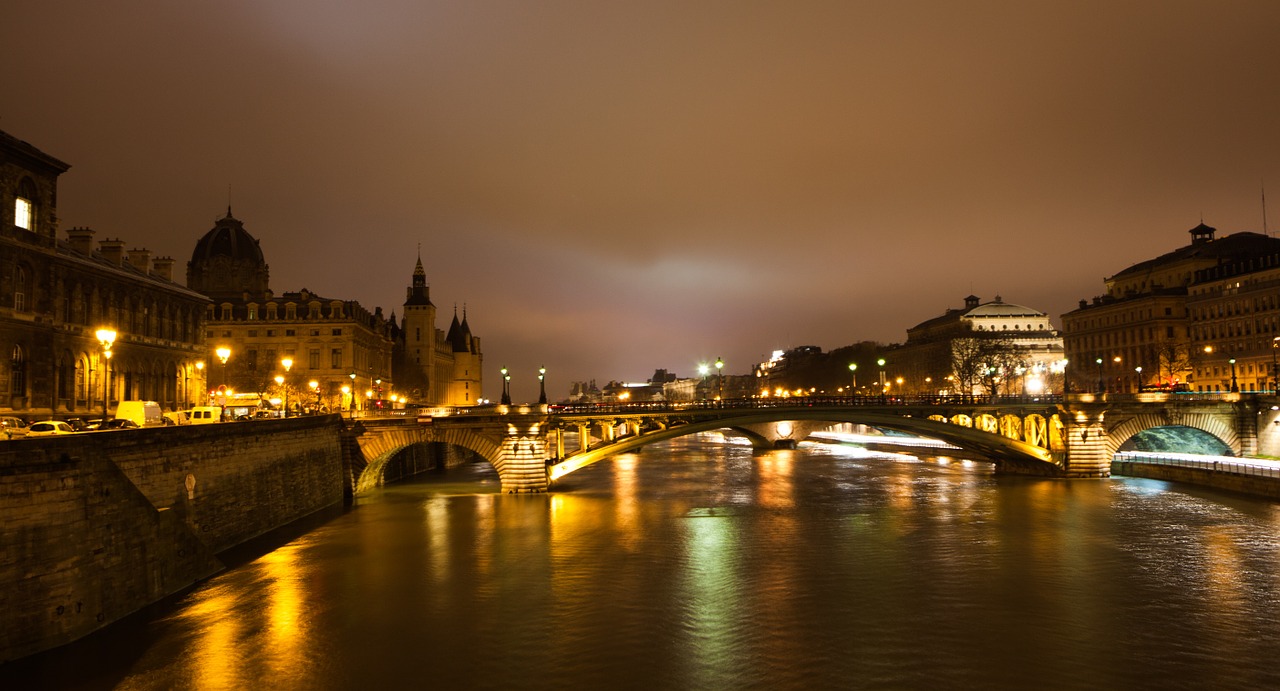 paris night france free photo