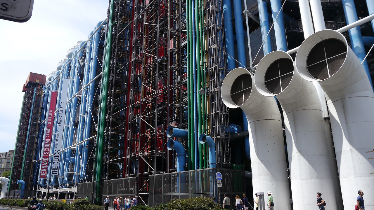 paris pompidou modern free photo