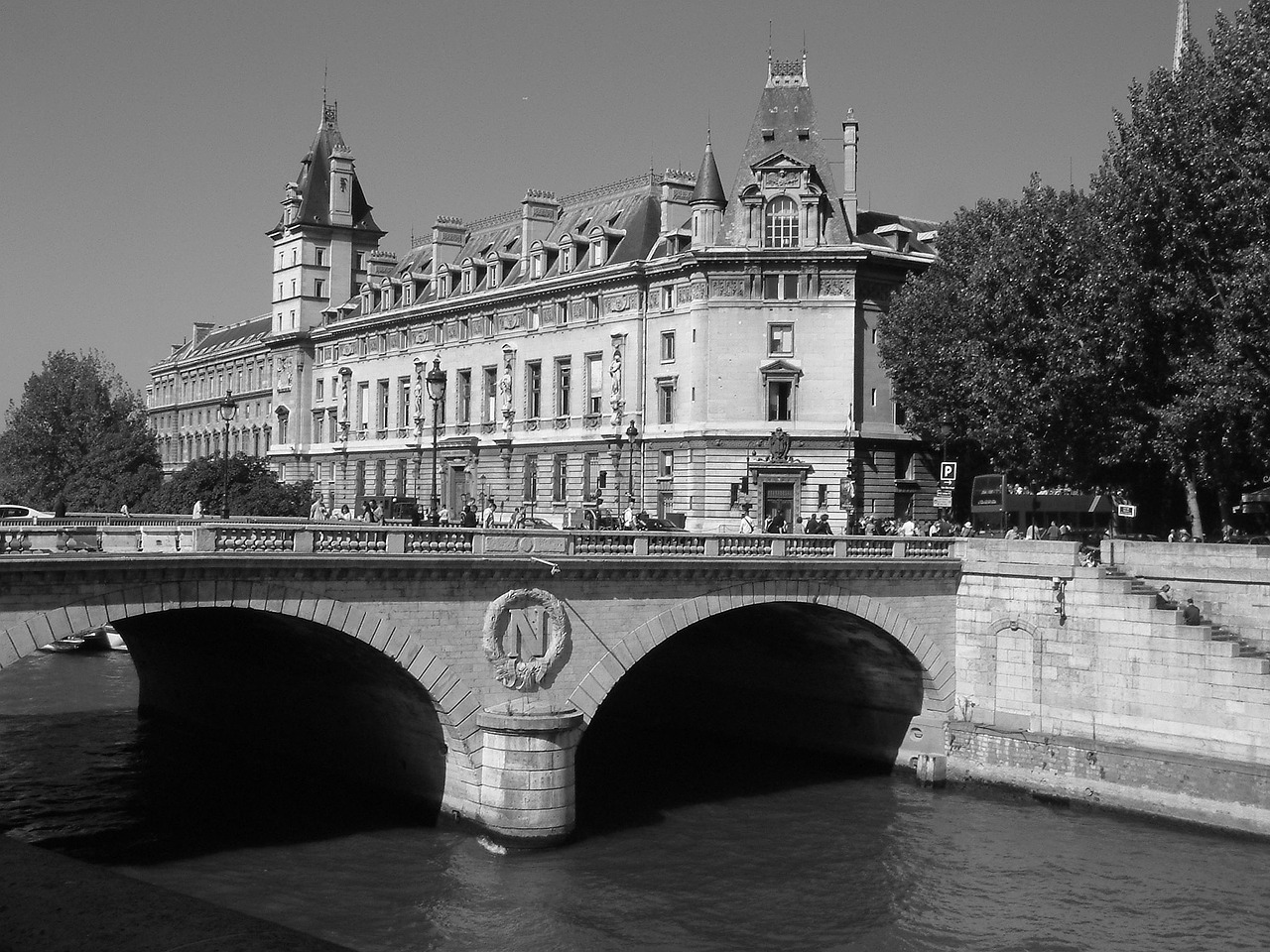 paris france bridge free photo