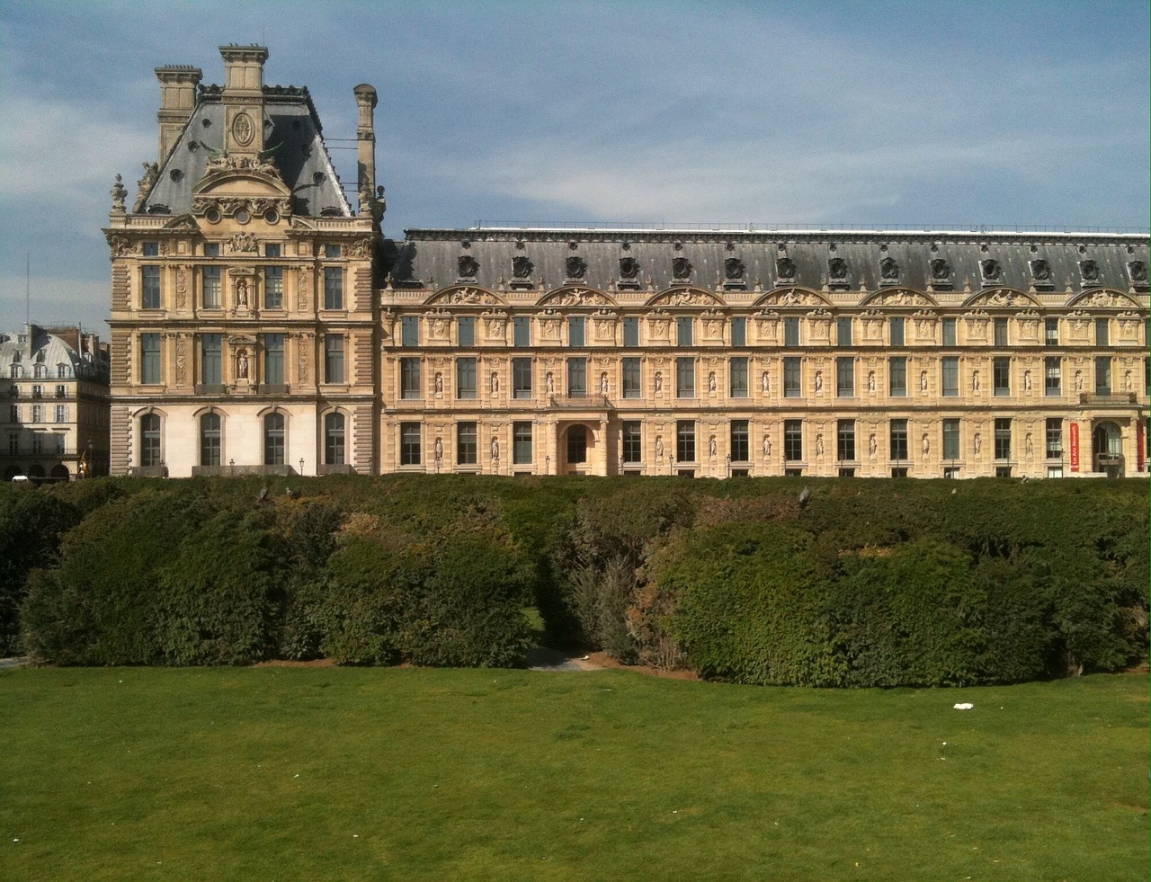 paris garden louvre free photo