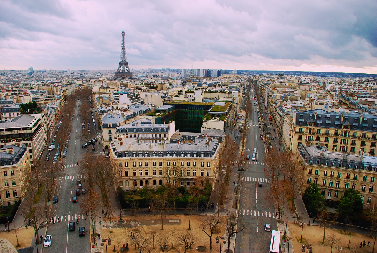 paris france landscape cityscape free photo