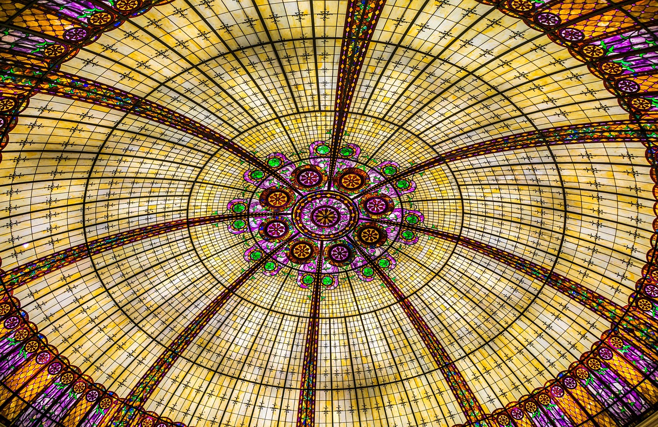 paris hotel las vegas ceiling free photo