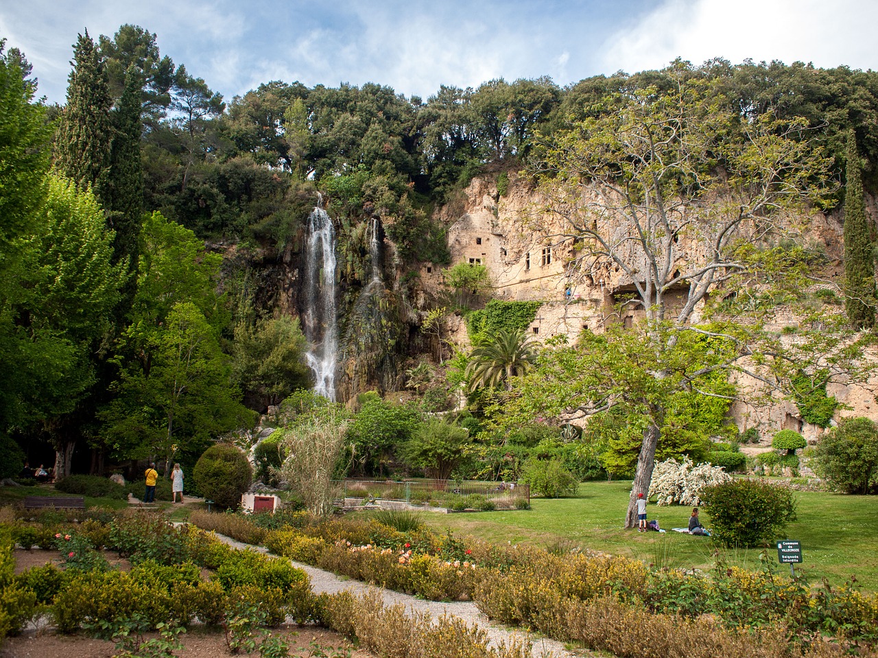 park waterfall france free photo