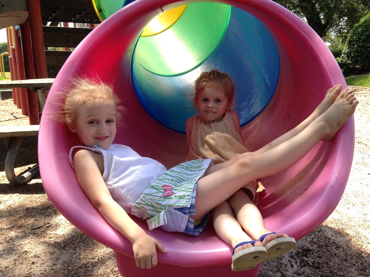 park playground slide free photo