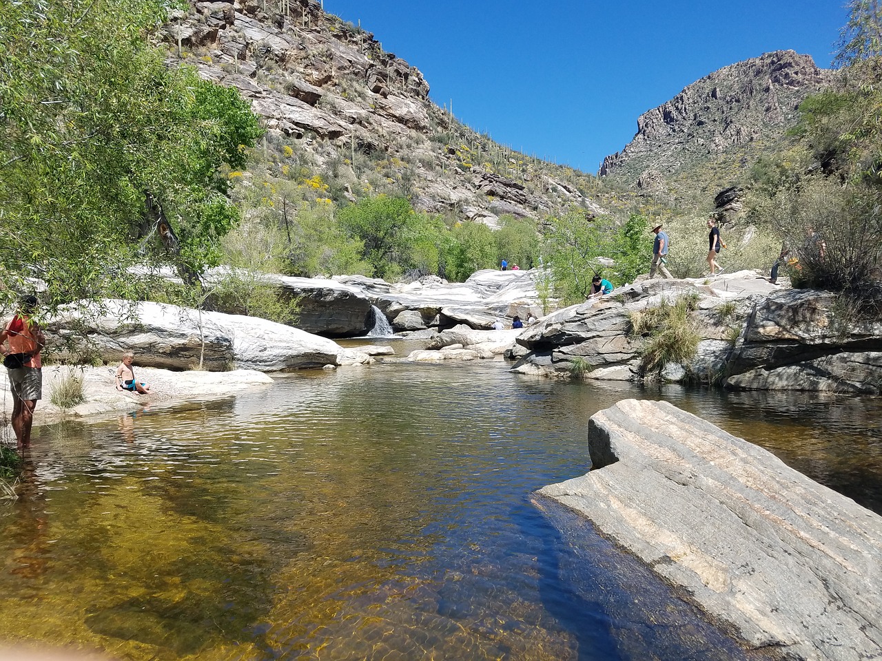 park water desert free photo