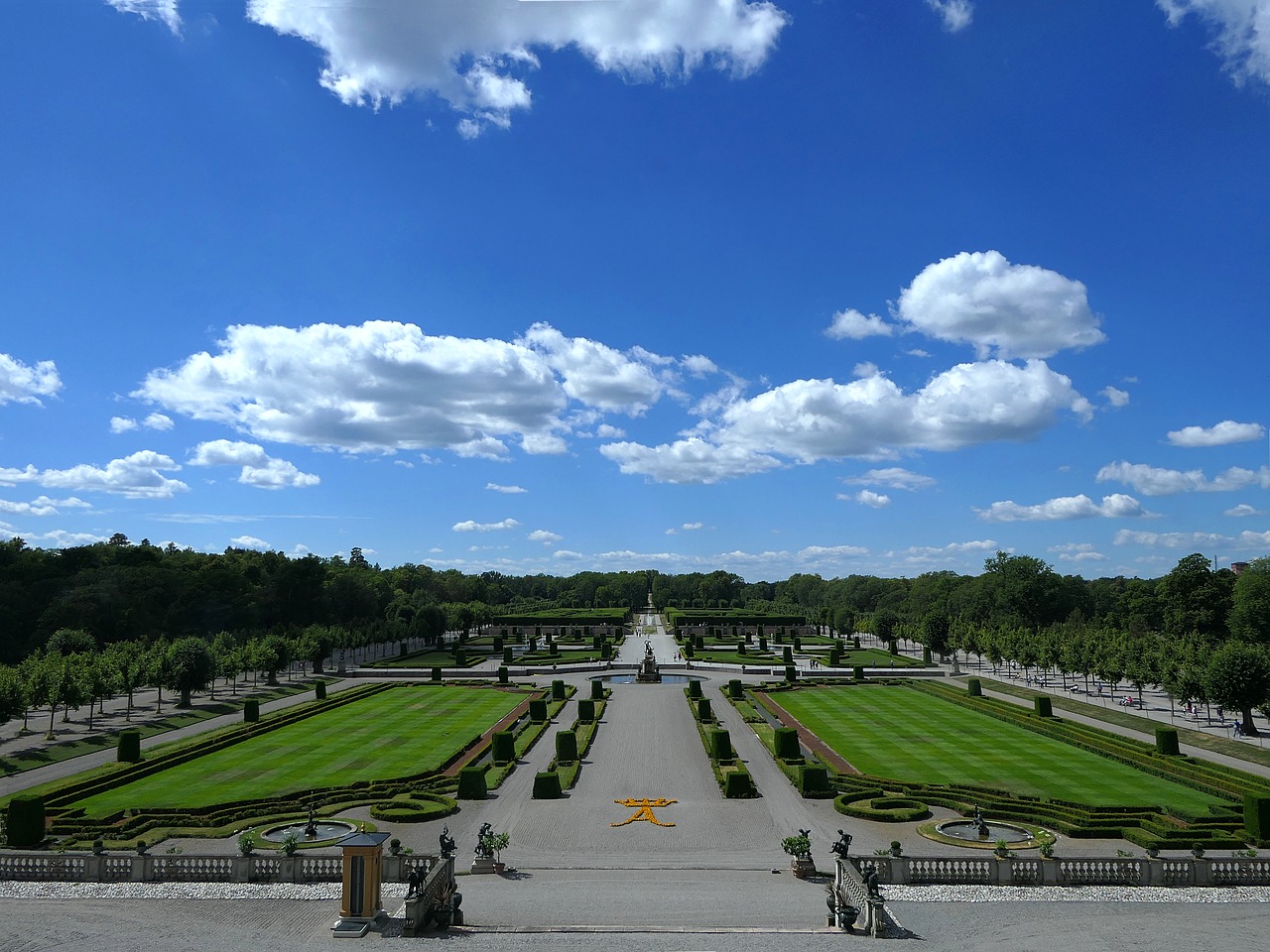 park  castle  drottningholm free photo