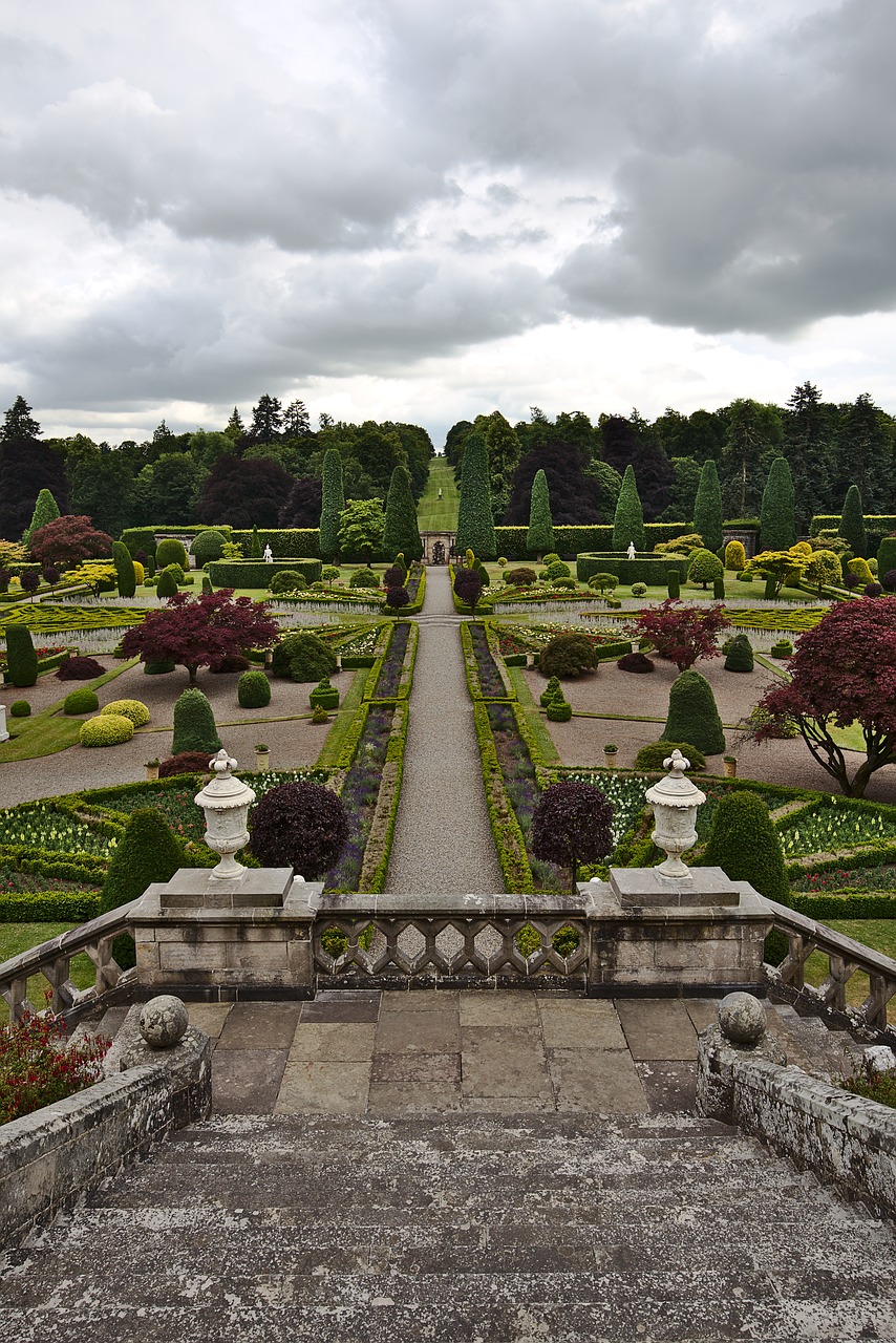 park  scotland  stairs free photo