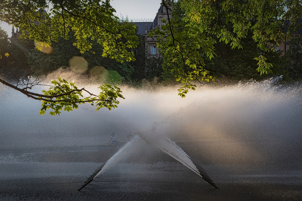 park  fountain  water free photo